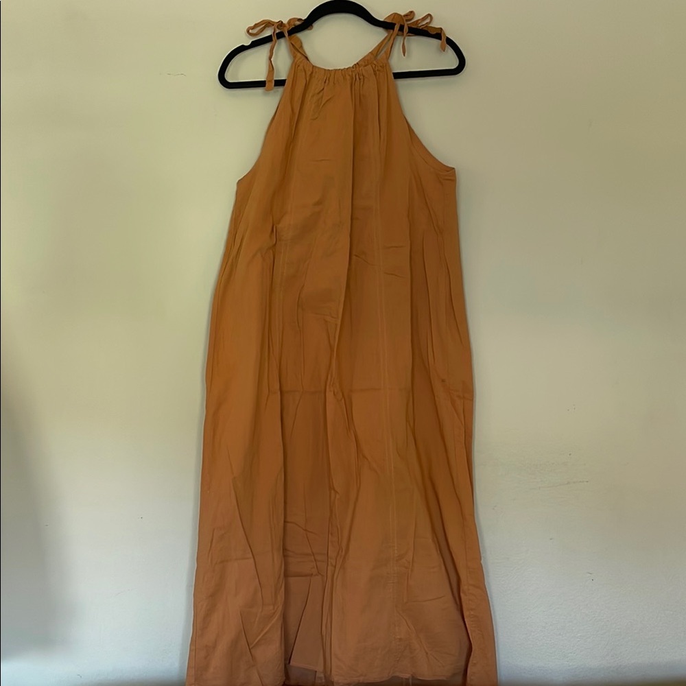 H&M Burnt Orange Halter Maxi Women’s Dress | XS